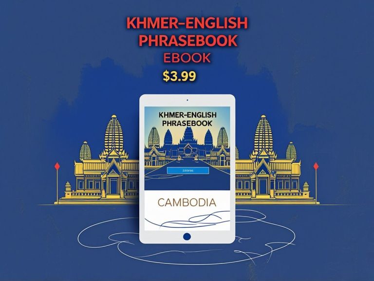 Khmer–English Phrasebook: Essential Words & Phrases for Travelling in Cambodia
